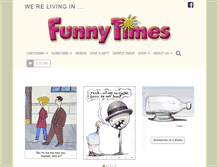 Tablet Screenshot of funnytimes.com